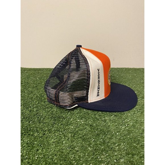 Vintage Virginia Cavaliers hat cap snap back new Peach Bowl mens Lucky Stripes - Picture 7 of 10